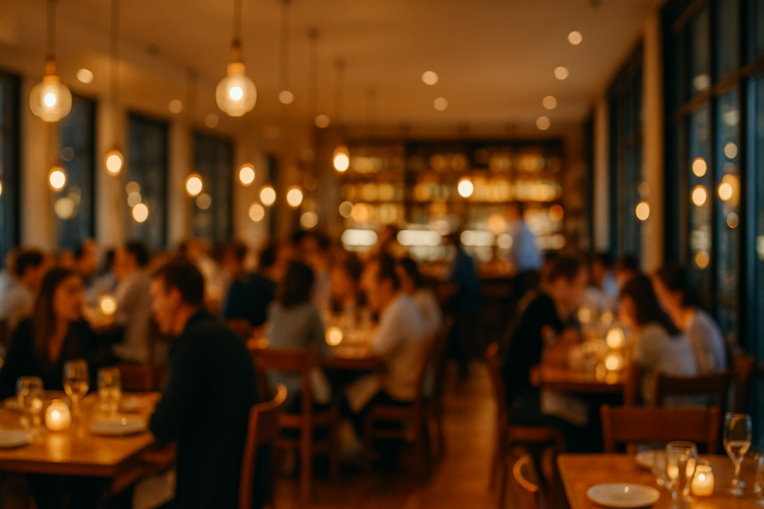 Elegant restaurant interior